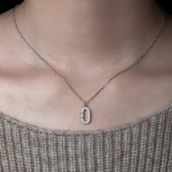 Collier Maillon Serti – Image 2