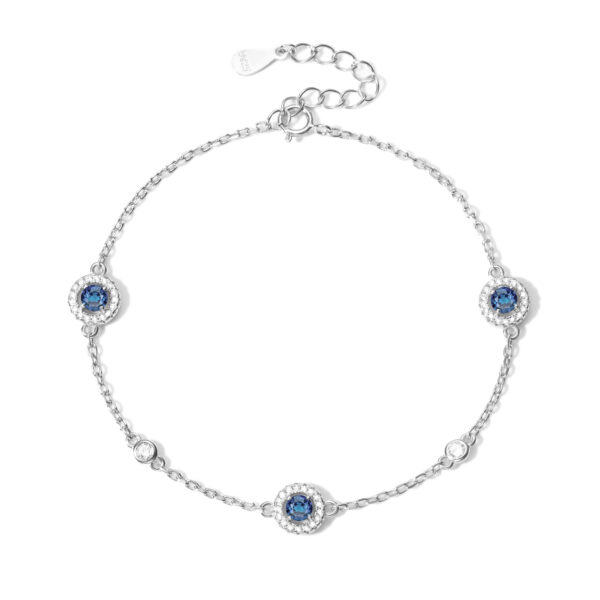 Bracelet Rivière Avec 3 Pierres Ronds