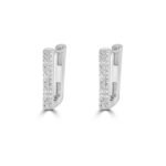 Boucles D'oreilles  carrées bords droits