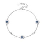 Bracelet Rivière Avec 3 Pierres Ronds