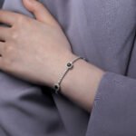 Bracelet Rivière Avec 3 Pierres Ronds – Image 3