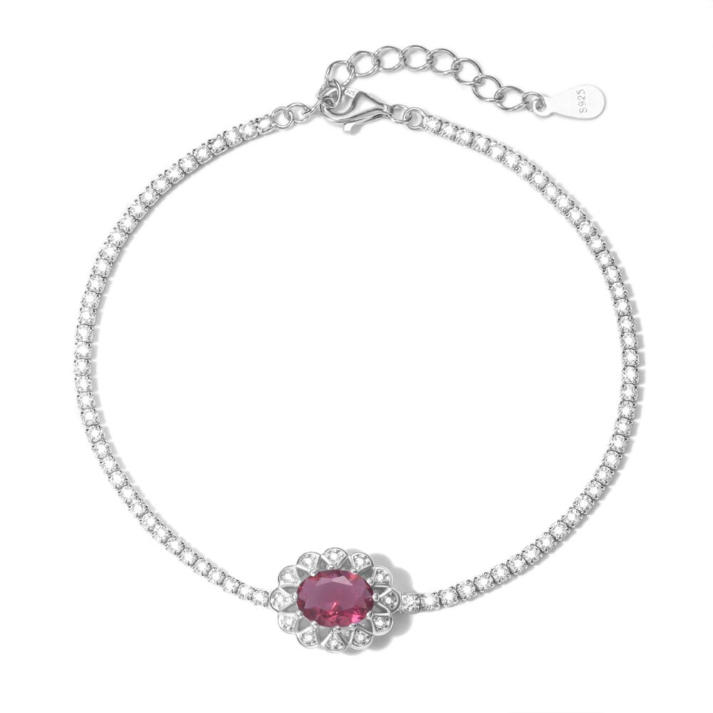 Bracelet Unique Rubis