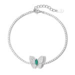 Bracelet Papillon Sertie