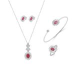 Parure Rubis Éclat Royal