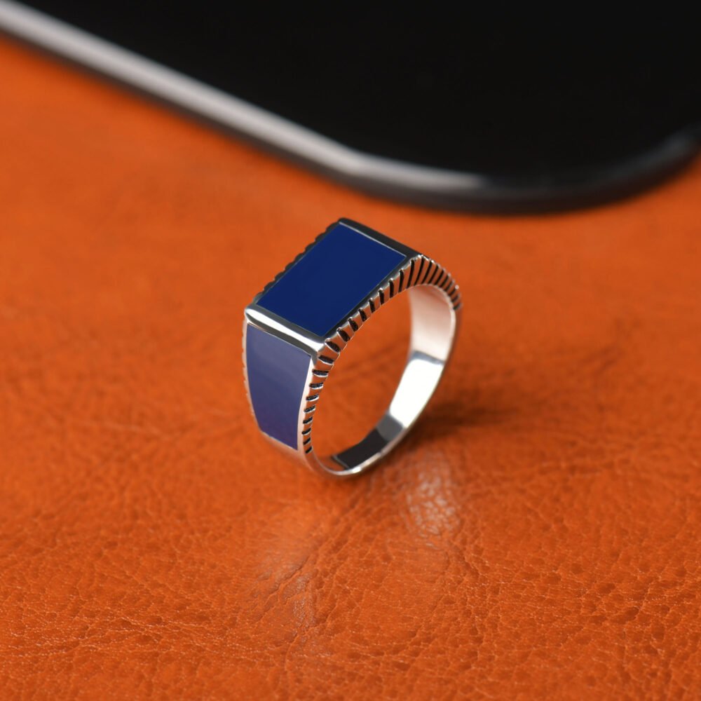 Bague homme argent 925 artisanale - Khmissa Jewels Maroc