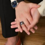 Chevalière de Prestige en Argent 925 et Pavage Pierres Noires – Image 2